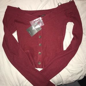 Off the Shoulder Crop Top